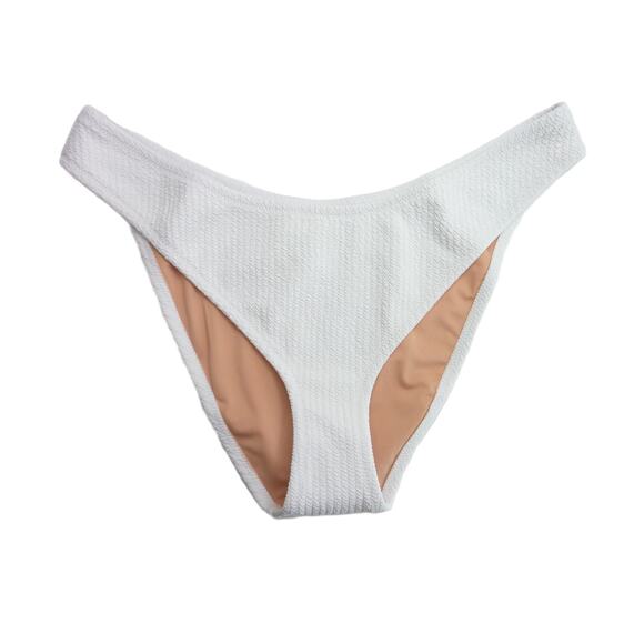 NWT J.Crew Swim Crinkle Texture Suit Bottom Size L - Picture 1 of 6